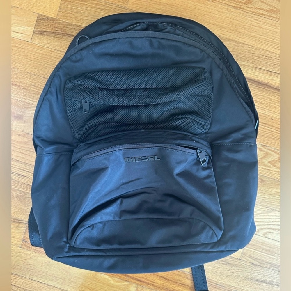 Diesel Men's Black Backpack